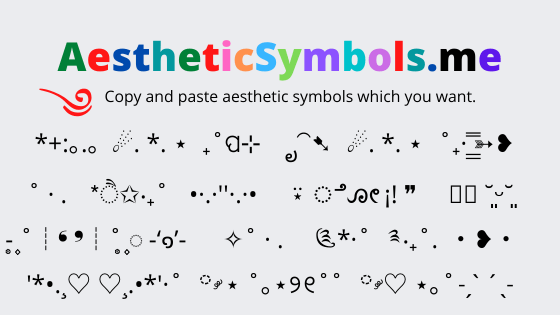 Aesthetic symbol